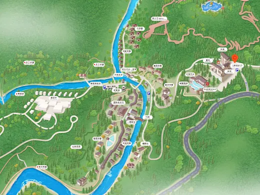 苏家屯结合景区手绘地图智慧导览和720全景技术，可以让景区更加“动”起来，为游客提供更加身临其境的导览体验。